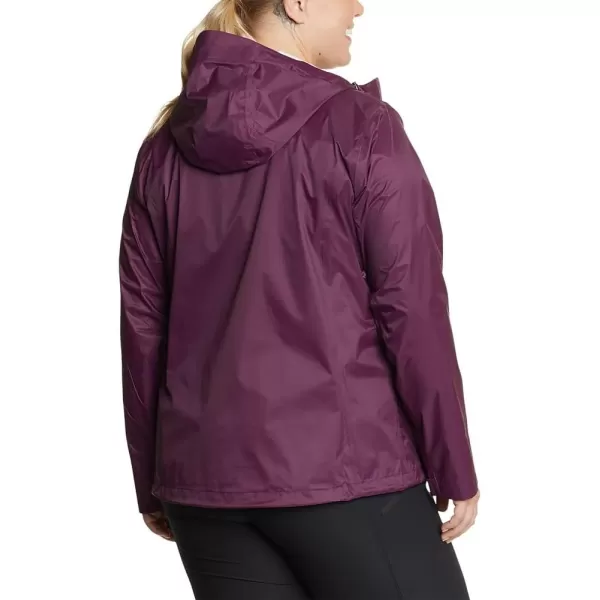 Eddie Bauer Womens Size Cloud Cap Rain JacketPlusDk Plum