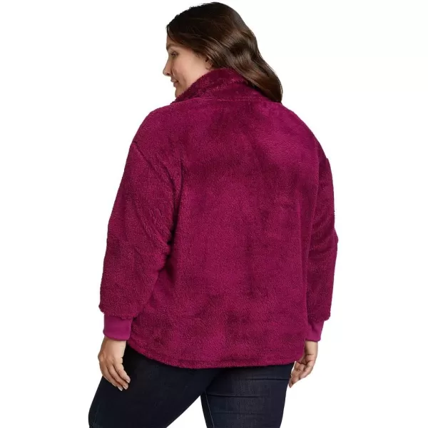 Eddie Bauer Womens Size Quest Plush 14 Zip RelaxedPlusPort