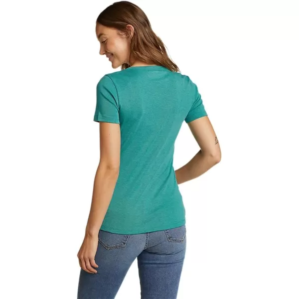 Eddie Bauer Womens Ss Fav VNK TeeDusty Jade