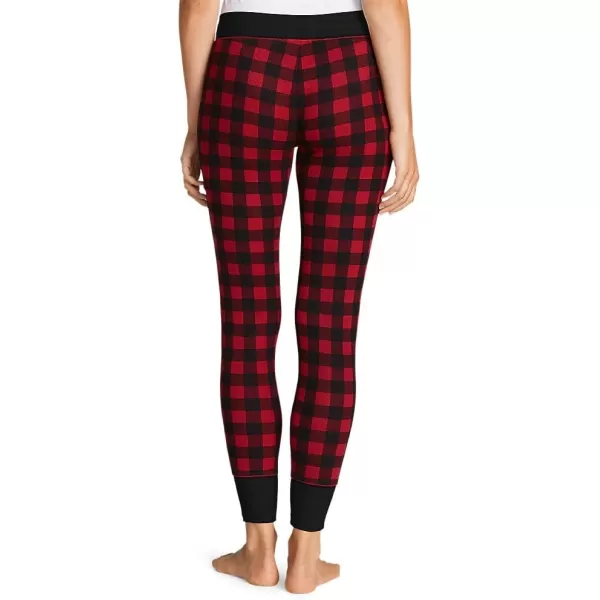 Eddie Bauer Womens Stines Favorite Waffle Sleep PantsRegular Scarlet