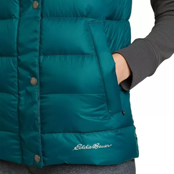 Eddie Bauer Womens StratusTherm Down VestEcru