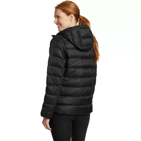 Eddie Bauer Womens StratusTherm Hooded Down JacketBlack