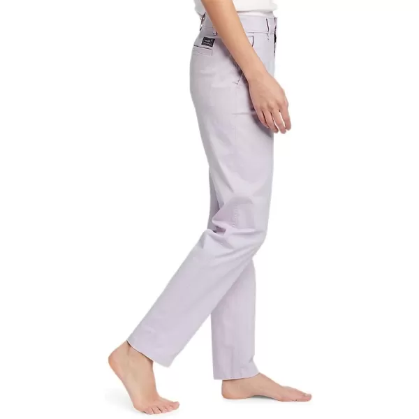 Eddie Bauer Womens Stretch Legend Wash Pants  BoyfriendRegular Wisteria