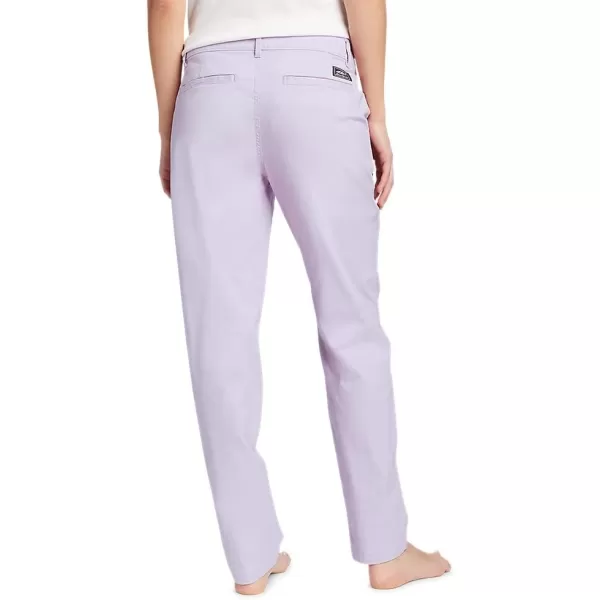 Eddie Bauer Womens Stretch Legend Wash Pants  BoyfriendRegular Wisteria