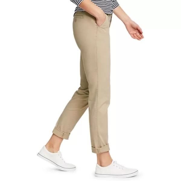 Eddie Bauer Womens Stretch Legend Wash Pants  BoyfriendTall Cloud