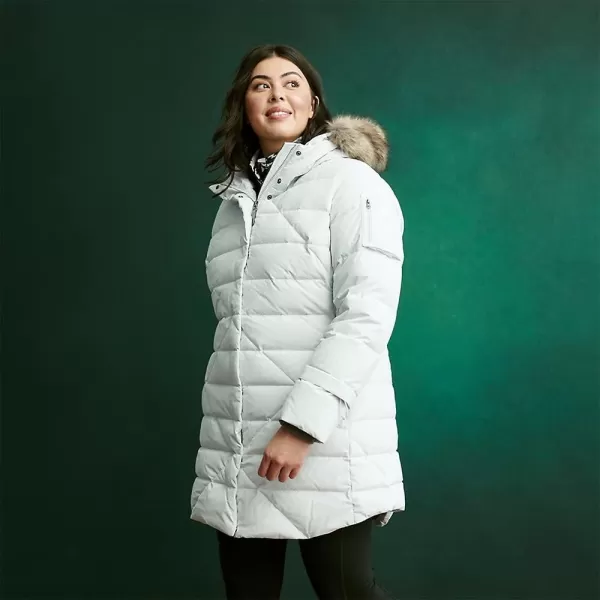 Eddie Bauer Womens Sun Valley Frost Down ParkaCement