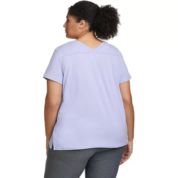 Eddie Bauer Womens Tempo Light ShortSleeve TShirtPlus Periwinkle