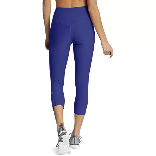 Eddie Bauer Womens Trail Tight Capris  High RiseRegular Nightsky
