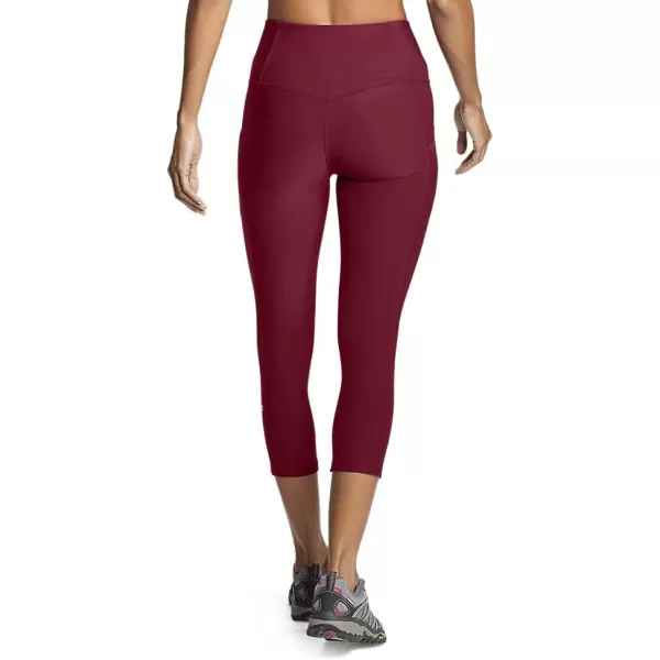 Eddie Bauer Womens Trail Tight Capris  High RiseTall Dark Berry