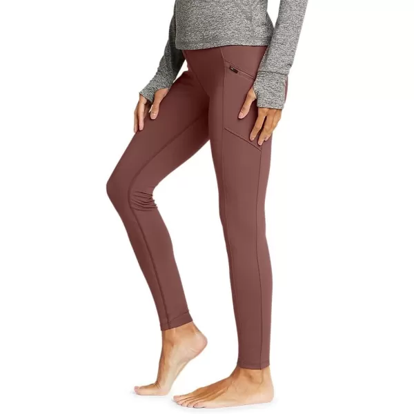 Eddie Bauer Womens Traverse Trail HighRise LeggingsRegular Redwood