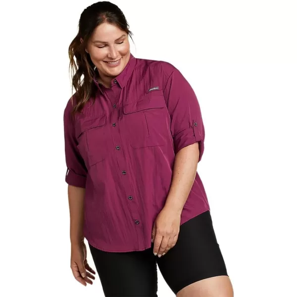 Eddie Bauer Womens UPF Guide LongSleeve ShirtPort