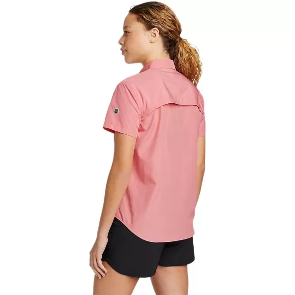 Eddie Bauer Womens UPF Guide ShortSleeve ShirtWatermelon