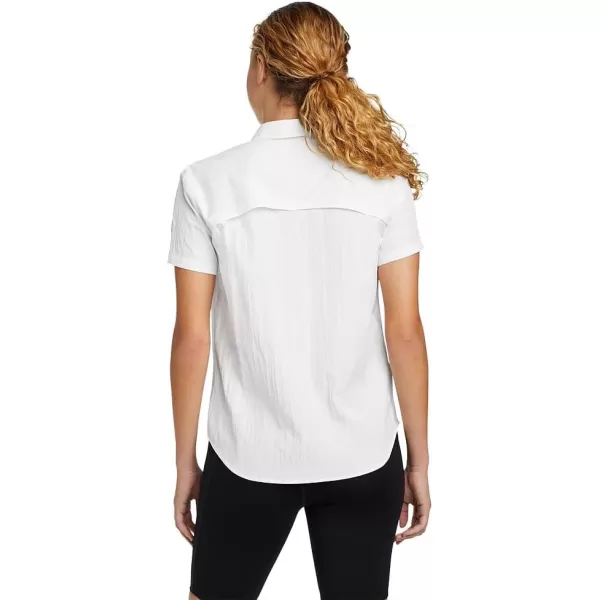 Eddie Bauer Womens UPF Guide ShortSleeve ShirtWhite