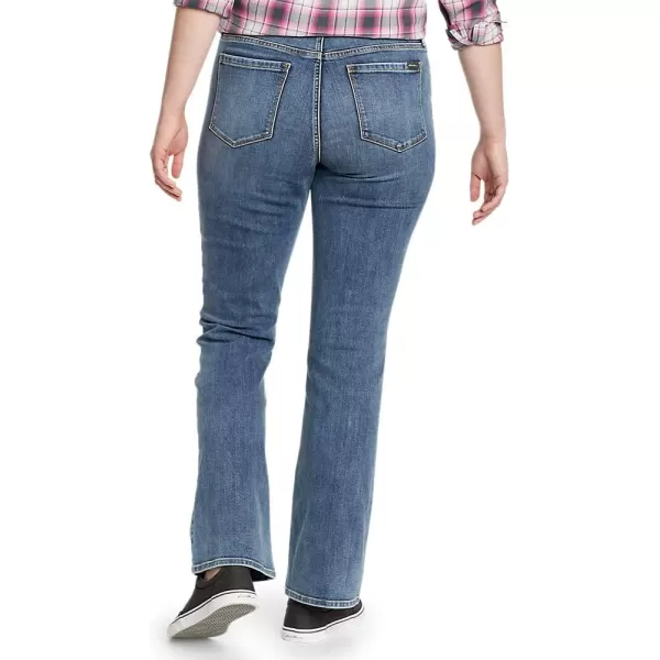 Eddie Bauer Womens Voyager HighRise BootCut Jeans  CurvyPetite Creek