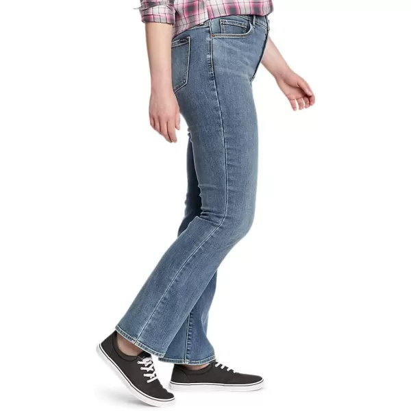 Eddie Bauer Womens Voyager HighRise BootCut Jeans  CurvyPlus Size Creek