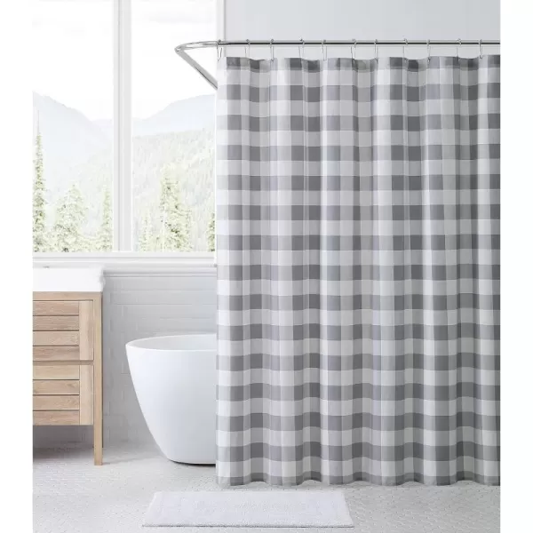 Cabin Plaid Grey 72 x 72