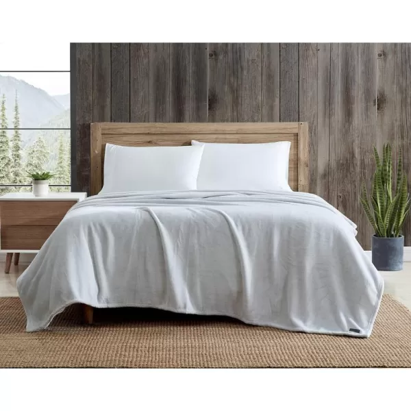 Eddie Bauer  Twin Blanket Ultra Plush Bedding Lightweight Home Decor for All Seasons Ivory TwinTwin Grey