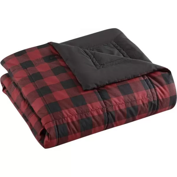 Blanket Throw Red/Black