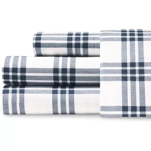 Full Plaid Navy/White