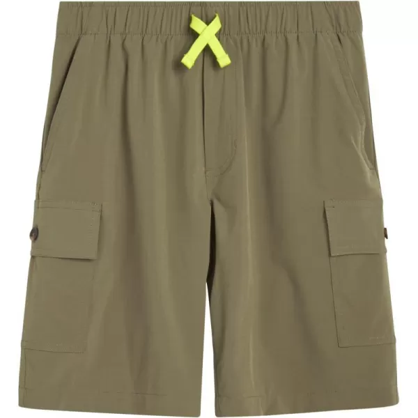 Eddie Bauer Boys Shorts  Stretch Fit Pull On Cargo Tech Shorts for Boys 420Olive