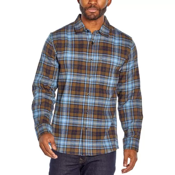 Eddie Bauer Bristol Mens Flannel ShirtDeep Denim Plaid