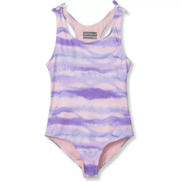 Eddie Bauer Girls OnePiece Swimsuit  UPF 50 Quick Dry OnePiece Bathing Suit for Girls SXLSoft Pink