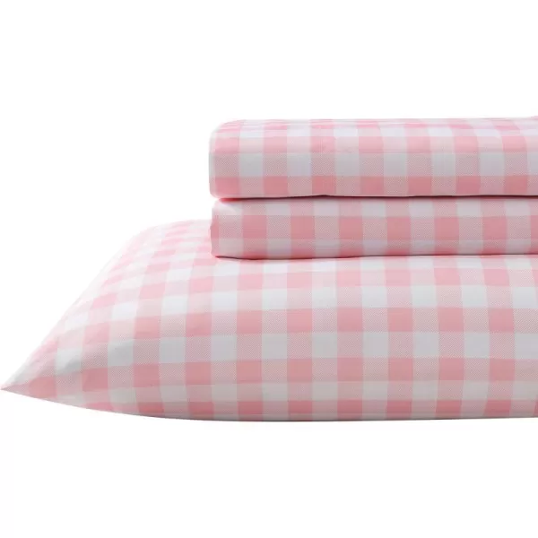 Poppy Plaid Pink/White Full