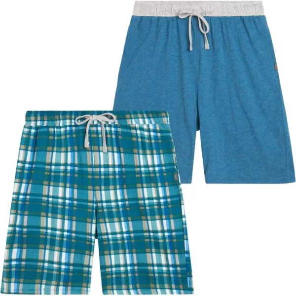 Eddie Bauer Mens 2 Pack Lounge Shorts  Pajama Bottoms Casual Drawstring Shorts with Pockets for MenCombo 1