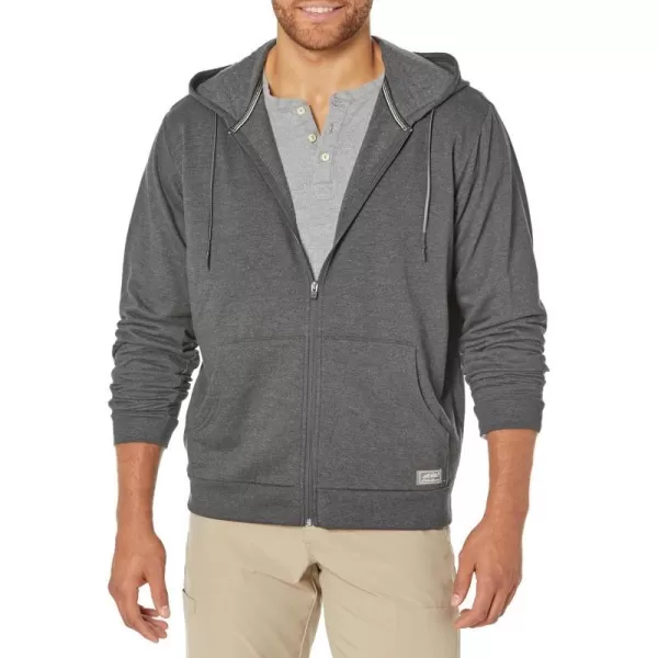 Eddie Bauer Mens Camp Fleece FullZip HoodieHtrgry