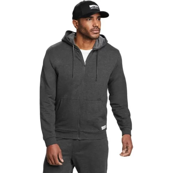 Eddie Bauer Mens Camp Fleece Fz HoodHeather Gray