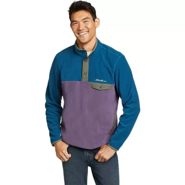 Eddie Bauer Mens Chutes MockNeck FleeceCadet