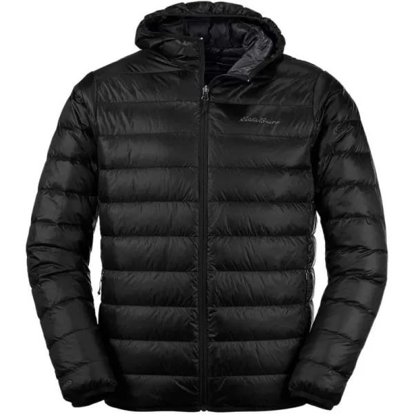 Eddie Bauer Mens CirrusLite Hooded Down JacketRegular Black