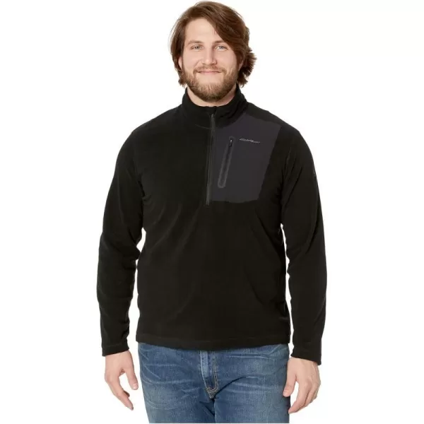 Eddie Bauer Mens Cloud Layer Pro 14Zip PulloverRegular Black