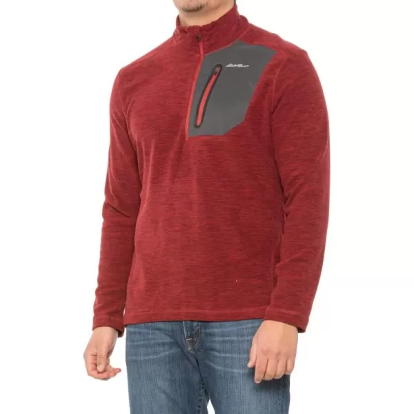 Eddie Bauer Mens Cloud Layer Pro 14Zip PulloverStandard Berry