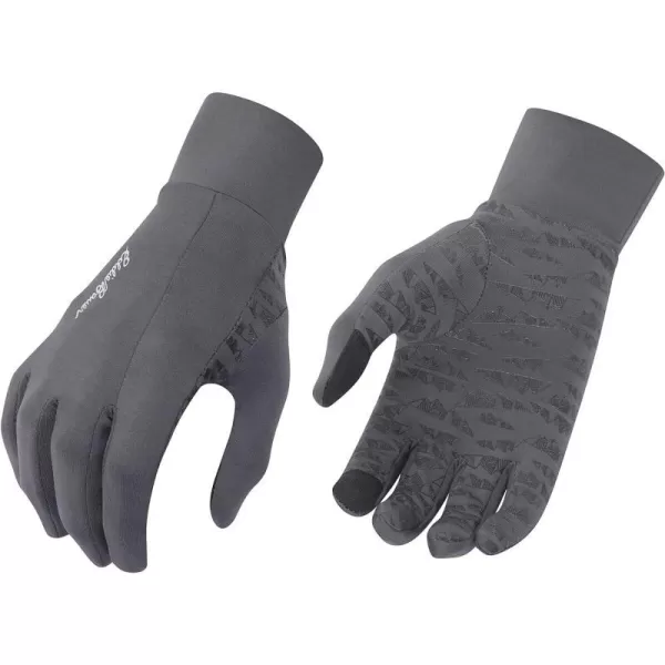 Eddie Bauer Mens Cold Weather Performance Glove Liners Multiple Sizes Multiple ColorsMidweight Ash Grey