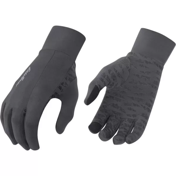 Eddie Bauer Mens Cold Weather Performance Glove Liners Multiple Sizes Multiple ColorsMidweight Dark Grey