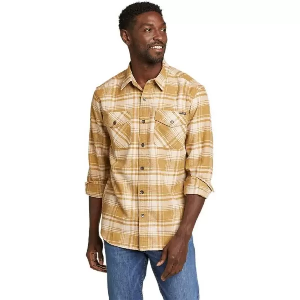 Eddie Bauer Mens EB Hemplify Flannel ShirtRegular Bronze