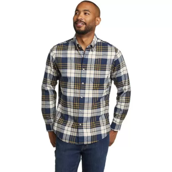 Eddie Bauer Mens Eddies Favorite Flannel Relaxed Fit Shirt  PlaidTall Nordic