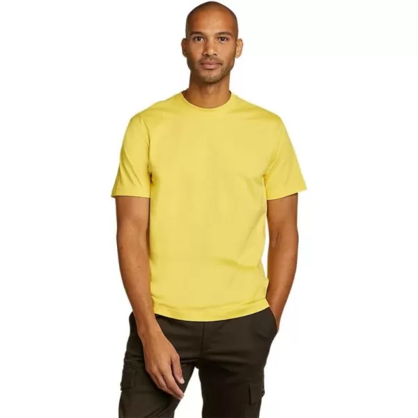 Eddie Bauer Mens Faux ShearlingLined Thermal ShirtBright Yellow