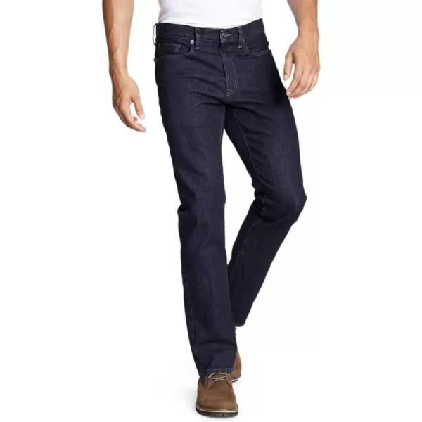 Eddie Bauer Mens Field Flex Straight JeansDeep Rinse