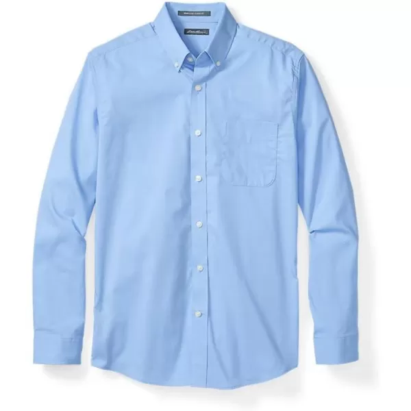 Eddie Bauer Mens Getaway Flex LongSleeve ShirtFrench Blue