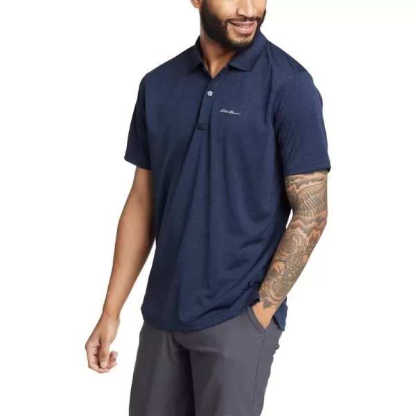 Eddie Bauer Mens HYOH Pro Polo ShirtMedium Indigo