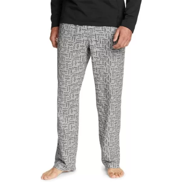 Eddie Bauer Mens Hybernator Flannel Sleep PantsCinder