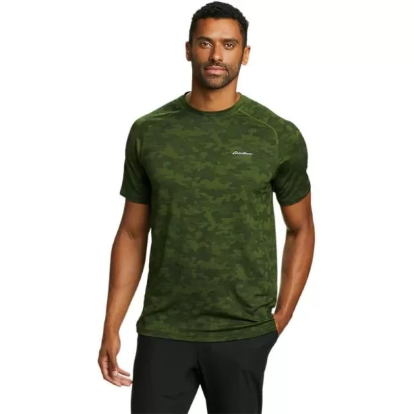 Eddie Bauer Mens Resolution Jacquard TShirtWintergreen