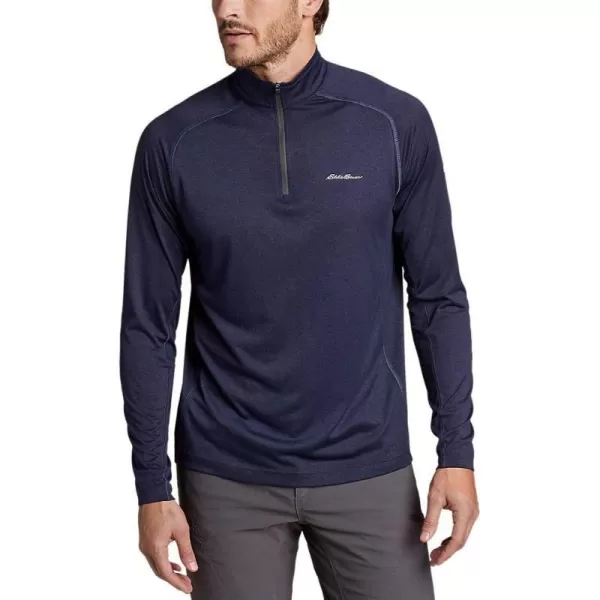 Eddie Bauer Mens Resolution LongSleeve 14ZipAtlantic