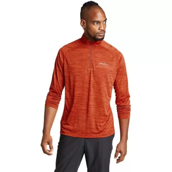 Eddie Bauer Mens Resolution LongSleeve 14ZipCopper