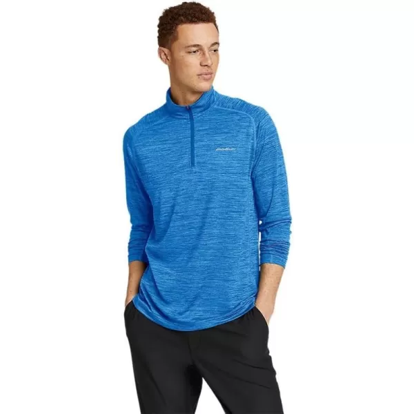 Eddie Bauer Mens Resolution LongSleeve 14ZipSapphire