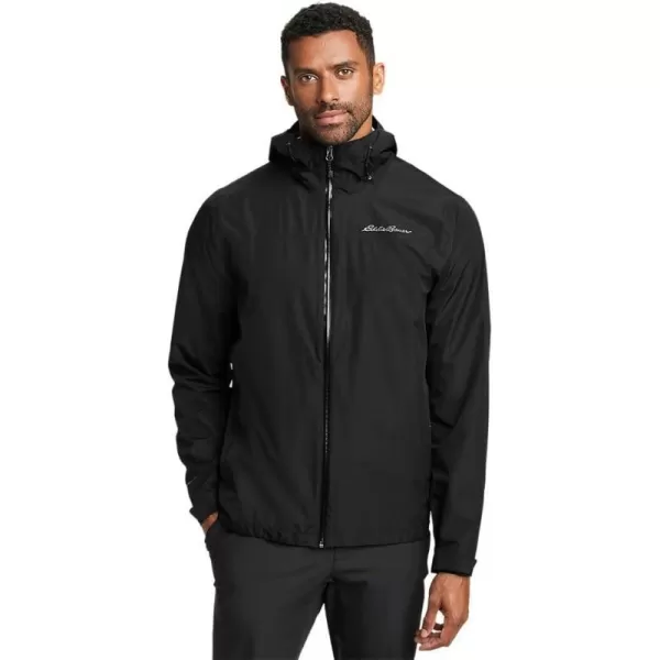 Eddie Bauer Mens RipPac Pro Rain JacketRegular Black