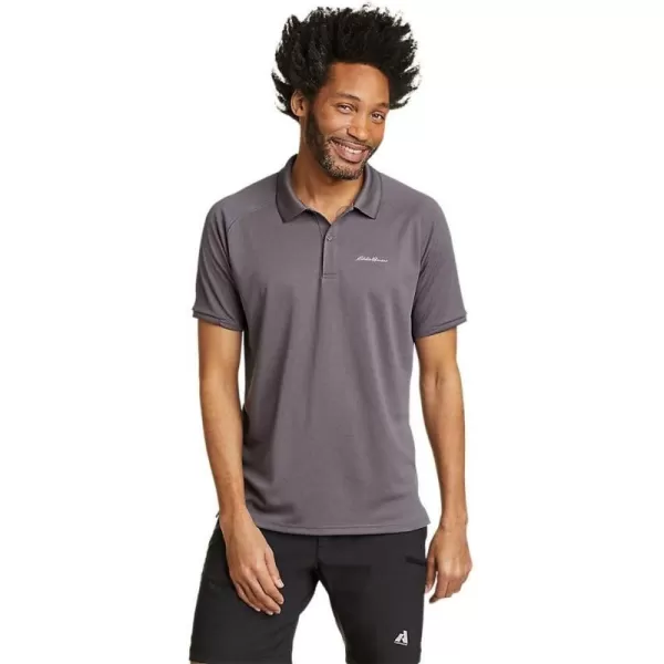 Eddie Bauer Mens Ss Resolution Pro Polo 20Frost Gray