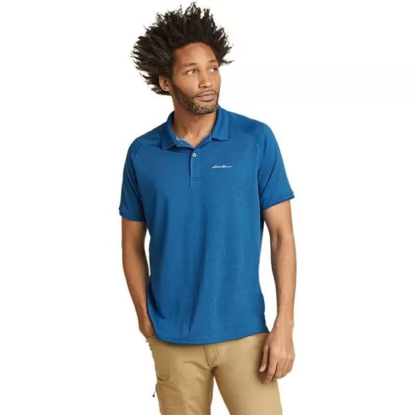 Eddie Bauer Mens Ss Resolution Pro Polo 20Pacific Blue